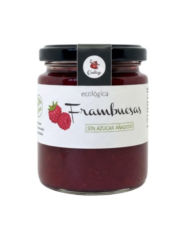 Mermelada de Frambuesa ecológica sin azúcares añadidos