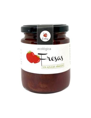 Mermelada de fresa sin azúcares añadidos
