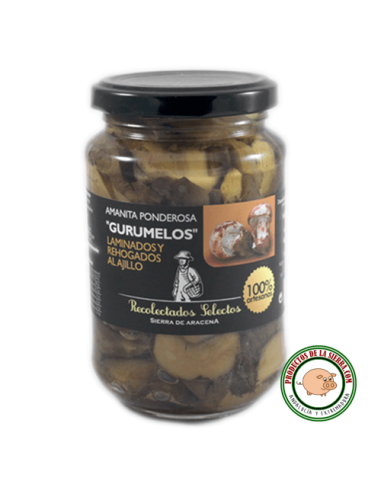 Amanita Ponderosa “Gurumelos “al ajillo