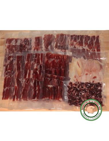 Épaule ibérique de gland PATA NEGRA 5 kg. Tranchage et l'emballage 