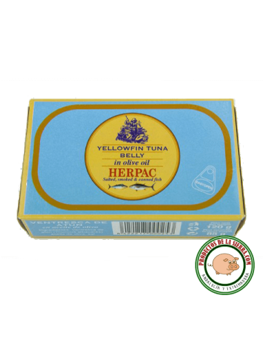 Tuna fish belly in olive oil