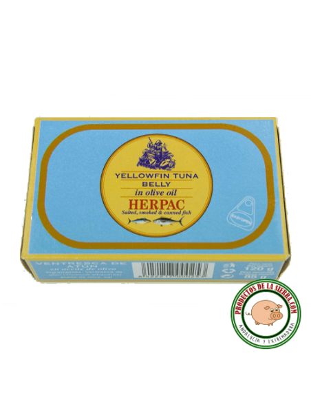 Tuna fish belly in olive oil