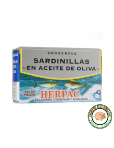 Little sardines in olive oil