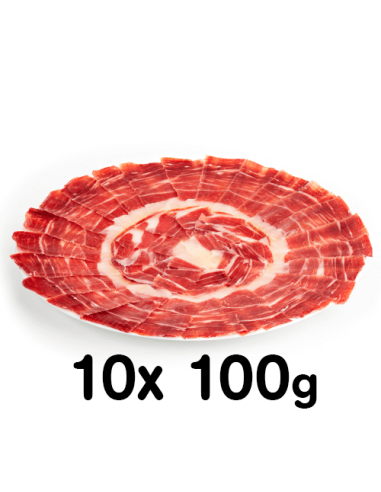 100 g. Iberian Ham Bellota quality sliced by hand